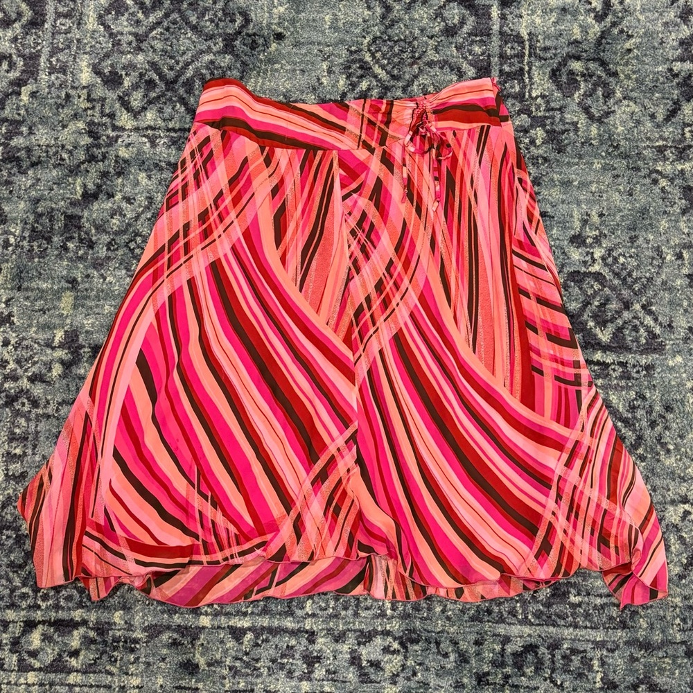 Silk Pink Skirt